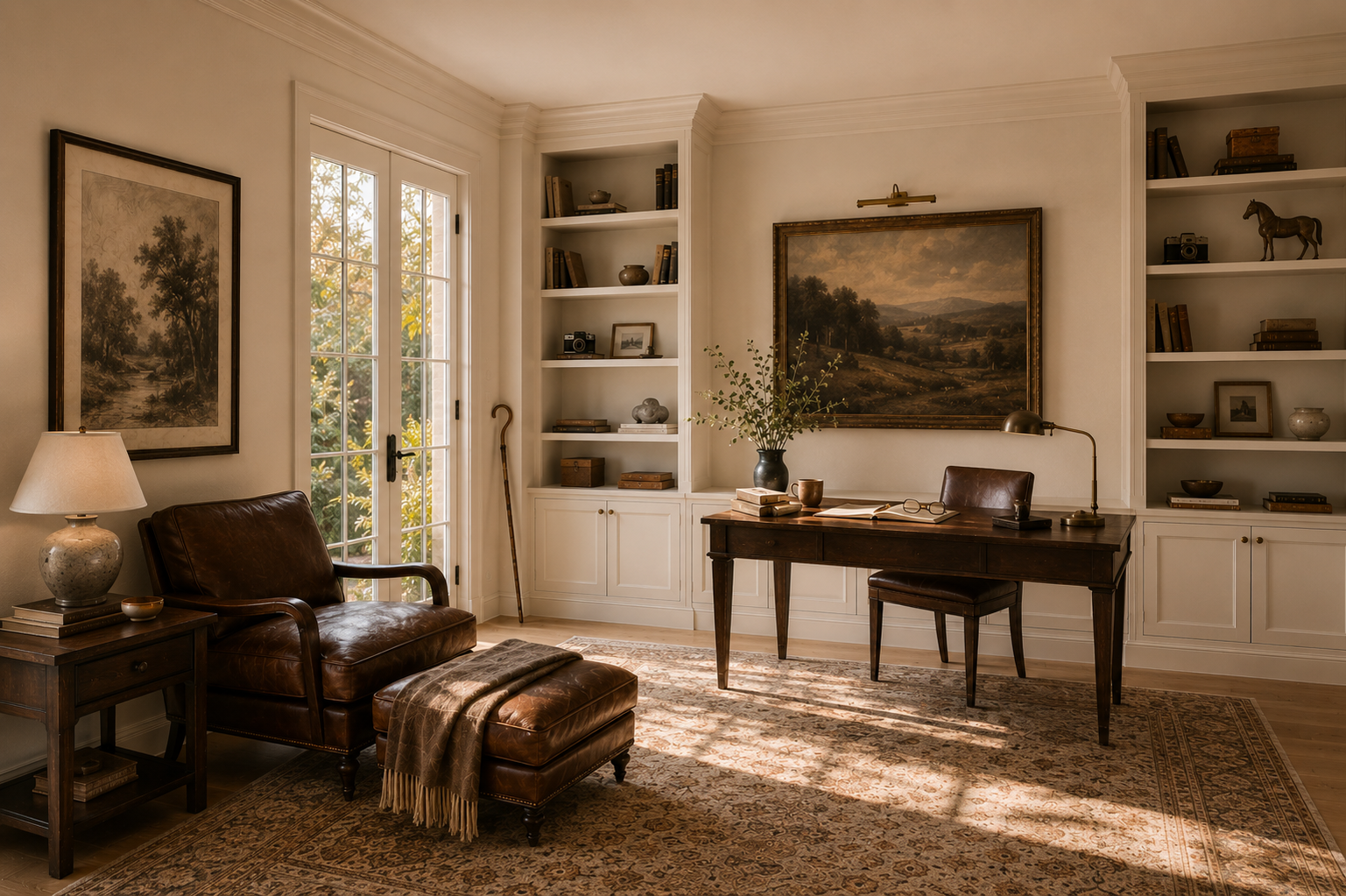 A sunlit study