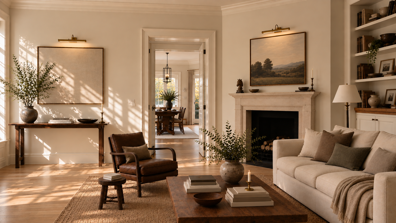 A sunlit entryway